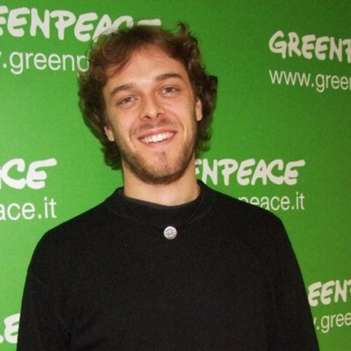 Luca Iacoboni, responsabile clima di Greenpeace