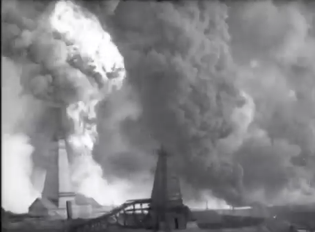 Pozzi di petrolio a Baku, il primo film ecologista della Storia
