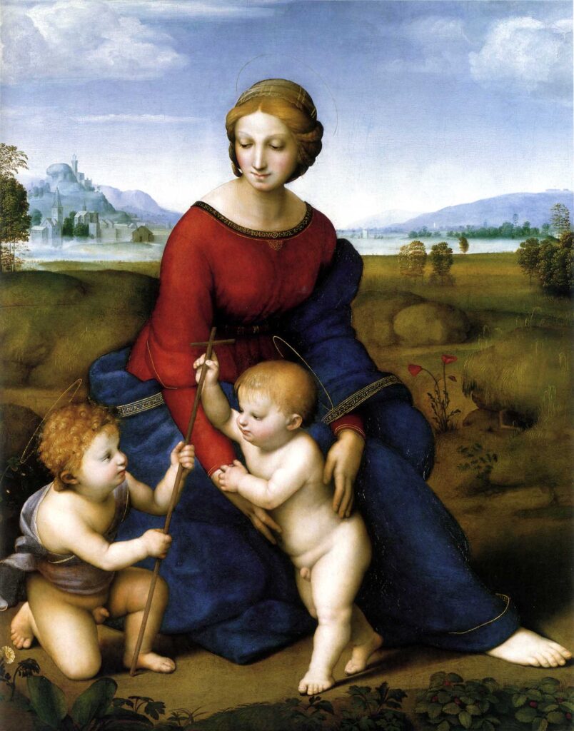 La Madonna del belvedere di Raffaello (1506)