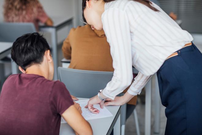 valutazione oggettiva, insegnante