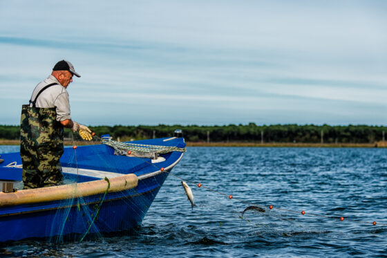 I pescatori sul Delta del Po