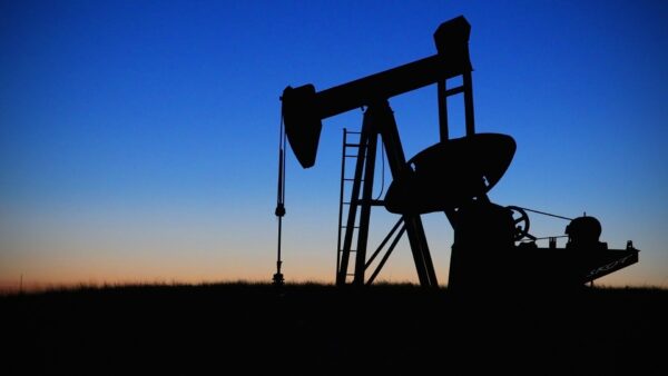 Una pompa per l'estrazione del petrolio