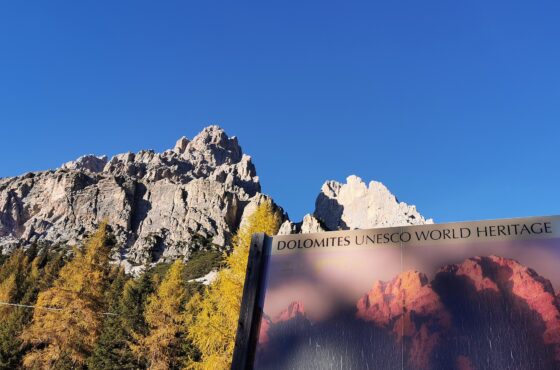 Un'immagine delle Dolomiti, patrimonio dell'Unesco 