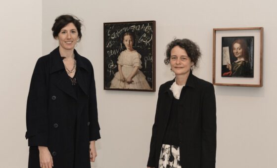 Le studiose Francesca Alberti e Diane Bodart