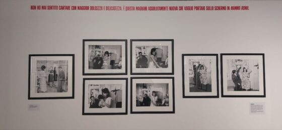 Villa Manin, Codroipo, Mostra “Sotto gli occhi del Mondo”, alcune delle foto di PPP con Anna Magnani durante le prove costumi per il film “Mamma Roma” , foto ANSA e di Duilio Pallottelli / RCS 